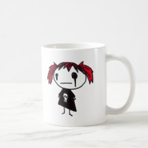 emo gal coffee mugs