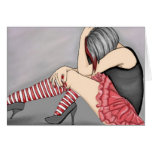 Emo Girl cards