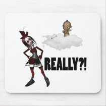 EMO GIRL CUPID REALLY DISS ANTI LOVE MOUSE MAT