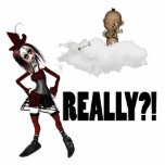 EMO GIRL CUPID REALLY DISS ANTI LOVE photo sculptures