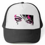 Emo Girl Eyes hats