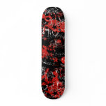 Emo Graffiti Red Custom Skateboard