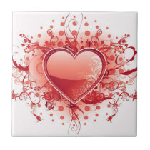 Emo Heart Design Tiles or Trivets tiles