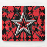 Emo Hearts & Stars Mouse Pads