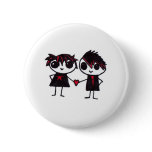 Emo in love buttons
