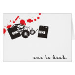 Emo is dead. cards