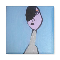 Emo Kid Art Magnet