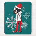 Emo Kid Christmas Gifts mousepads
