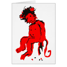 emo monkey ink card