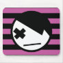 emo on stripes 3 mouse mats