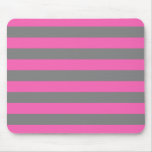 Emo Pink & Grey Stripes mousepads