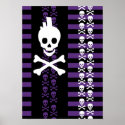 Emo Punk Skull posters