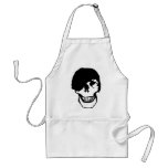 emo skull aprons