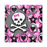 Emo Skull & Bones magnets