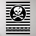 Emo Skull Patch posters