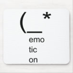 Emo-tic-on mousepads