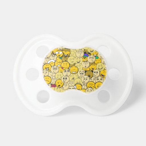 Emoji Pattern Pacifier