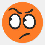 Emoticon Customisable Background Sticker