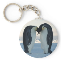 Emperor Penguin Courtship Key Chain