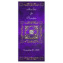 Emperor Purple Stained Glass Wedding Program