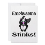 Emphysema Stinks Skunk Awareness Design invitations