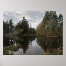 Empire Lake - Coos Bay, Oregon Poster