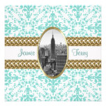 Empire State Building 01 B&W Wedding Invitation