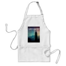Empire State Building at colourful dusk Aprons