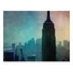 Empire State Building at colourful dusk Custom Announcements