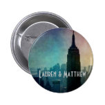Empire State Building at colourful dusk Pins
