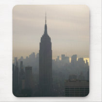 Empire State Building at dusk Mousepad