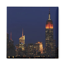 Empire State Building Dressed For Halloween B1 Magnet