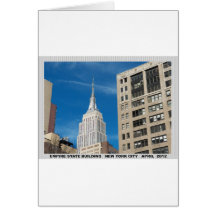 Empire State Building New York City April 2012 Cards