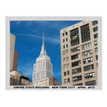 Empire State Building New York City April 2012 Post Cards