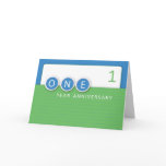 Employee Anniversary 1 Year, Circles