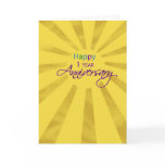 Employee Anniversary 1 Year, Sun