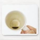 Empty coffee cup mousepads