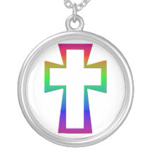 Empty Cross Sterling Silver Necklace