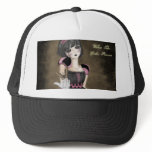 Empty Eyes White & Black Cap hats
