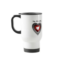 Empty Heart Coffee Mugs