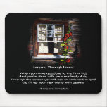 EMPTY NEST: POEM: WINDOW ART: MOUSE PAD mousepads
