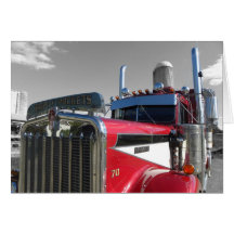 Empty Pockets Kenworth Note Card