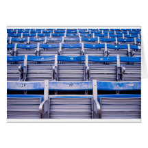 Empty Stadium Greeting Card