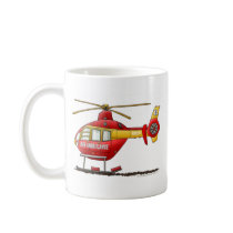 EMS EMT Rescue Medical Helicopter Ambulance Coffee Mug