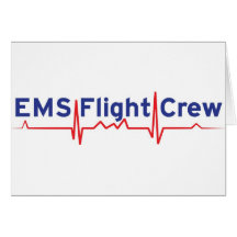 EMS Flight Crew (fwd banner) Greeting Card