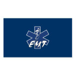 EMT Active Star of Life business cards
