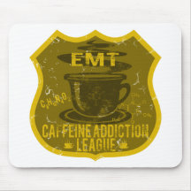 EMT Caffeine Addiction League Mouse Pads