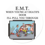 EMT joke stickers