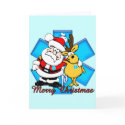 EMT Santa Christmas Card