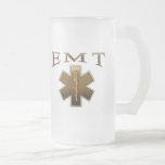 EMT - Star of Life in Brown Mug